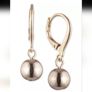 Lauren by Ralph Lauren Silver Ball Drop Earrings